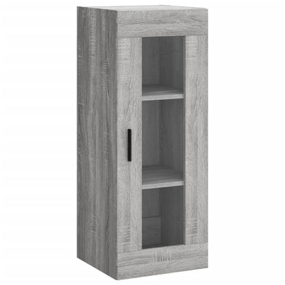 Wall Mounted Cabinet Grey Sonoma 34.5x34x90 cm