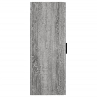 Wall Mounted Cabinet Grey Sonoma 34.5x34x90 cm