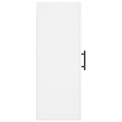 Wall Mounted Cabinet White 34.5x34x90 cm