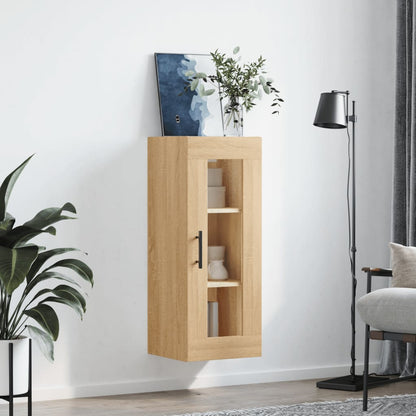 Wall Mounted Cabinet Sonoma Oak 34.5x34x90 cm