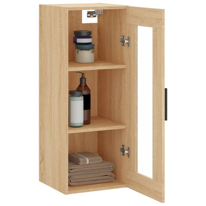 Wall Mounted Cabinet Sonoma Oak 34.5x34x90 cm