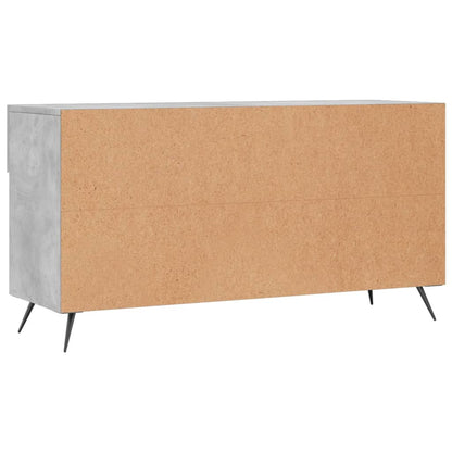 Shoe Bench Concrete Grey 102x35x55 cm Engineered Wood