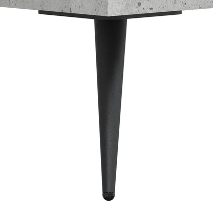 Shoe Bench Concrete Grey 102x35x55 cm Engineered Wood