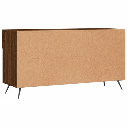 Shoe Bench Brown Oak 102x35x55 cm Engineered Wood