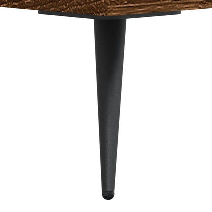 Shoe Bench Brown Oak 102x35x55 cm Engineered Wood