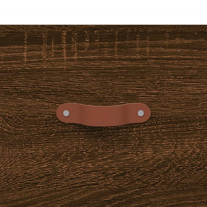 Shoe Bench Brown Oak 102x35x55 cm Engineered Wood