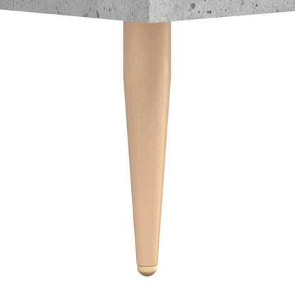 Shoe Bench Concrete Grey 102x35x55 cm Engineered Wood