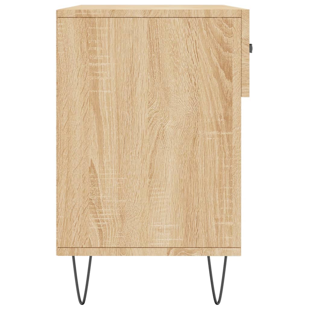 Shoe Bench Sonoma Oak 102x35x55 cm Engineered Wood