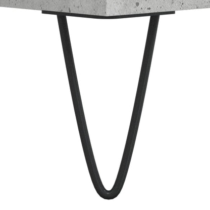 Shoe Bench Concrete Grey 102x35x55 cm Engineered Wood