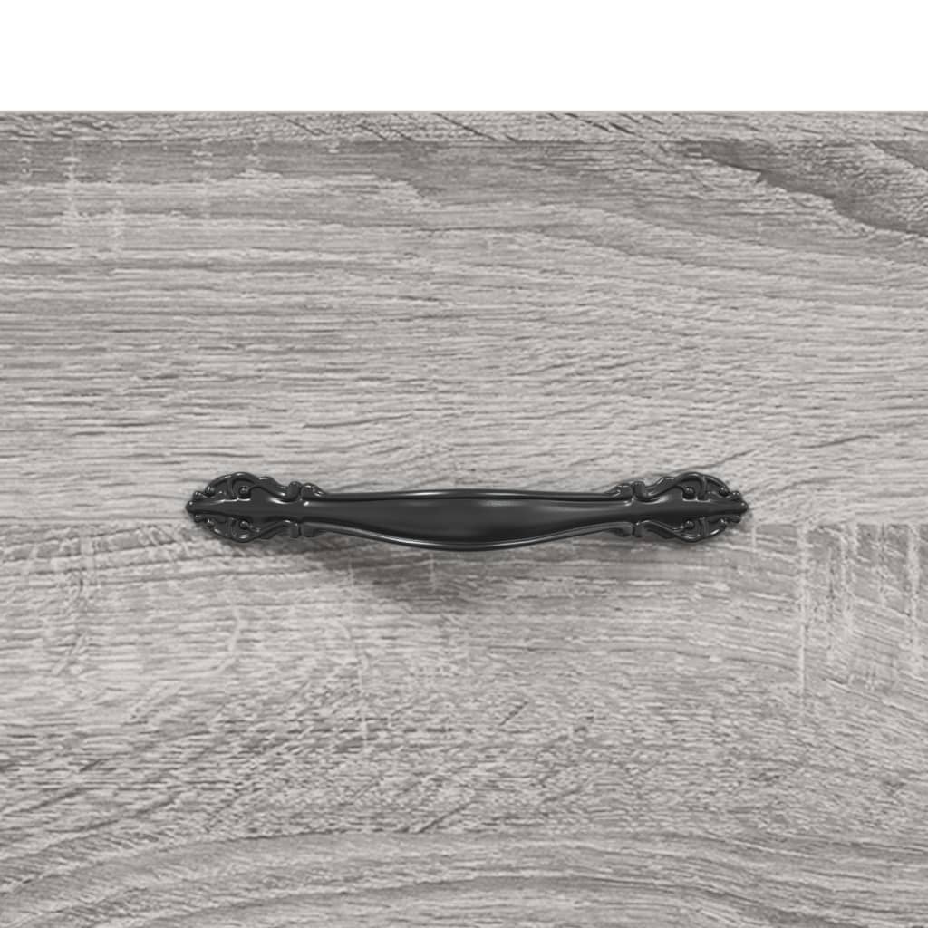 Shoe Bench Grey Sonoma 102x35x55 cm Engineered Wood