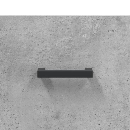 Shoe Bench Concrete Grey 102x35x55 cm Engineered Wood