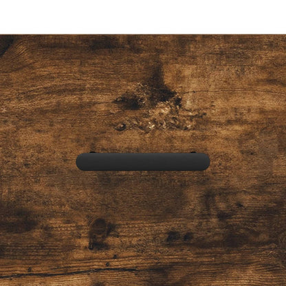 Shoe Bench Smoked Oak 102x35x55 cm Engineered Wood