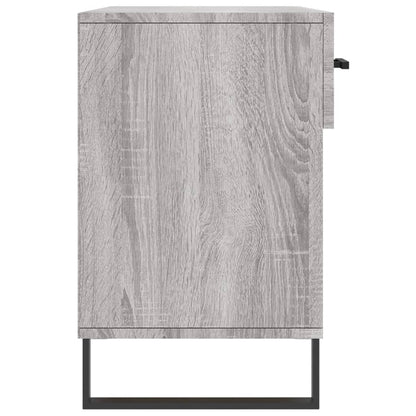 Shoe Bench Grey Sonoma 102x35x55 cm Engineered Wood