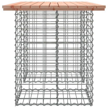 Garden Bench Gabion Design 100x70x72 cm Solid Wood Douglas
