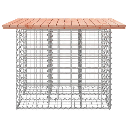 Garden Bench Gabion Design 100x102x72 cm Solid Wood Douglas
