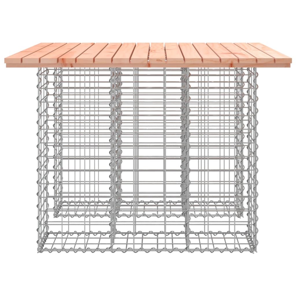 Garden Bench Gabion Design 100x102x72 cm Solid Wood Douglas