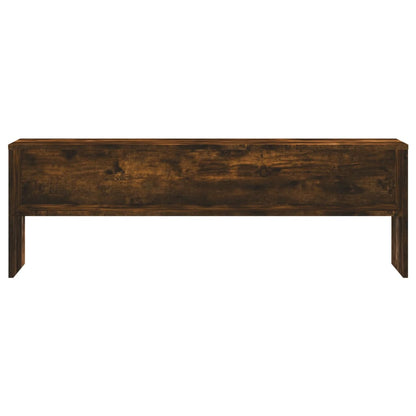 TV Cabinet Smoked Oak 120x40x40 cm Engineered Wood