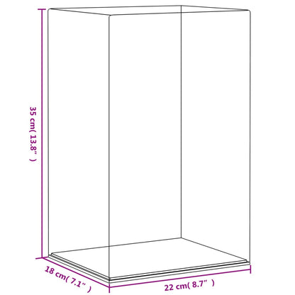 Display Box Transparent 22x18x35 cm Acrylic