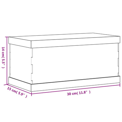 Display Box Transparent 30x15x14 cm Acrylic