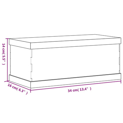 Display Box Transparent 34x16x14 cm Acrylic