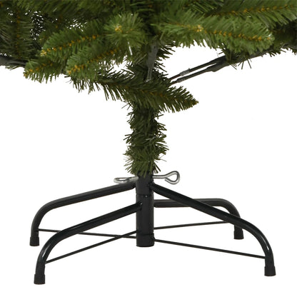 Artificial Hinged Christmas Tree with Stand Green 210 cm