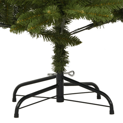 Artificial Hinged Christmas Tree with Stand Green 240 cm