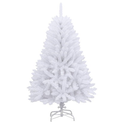 Artificial Hinged Christmas Tree with Stand White 150 cm