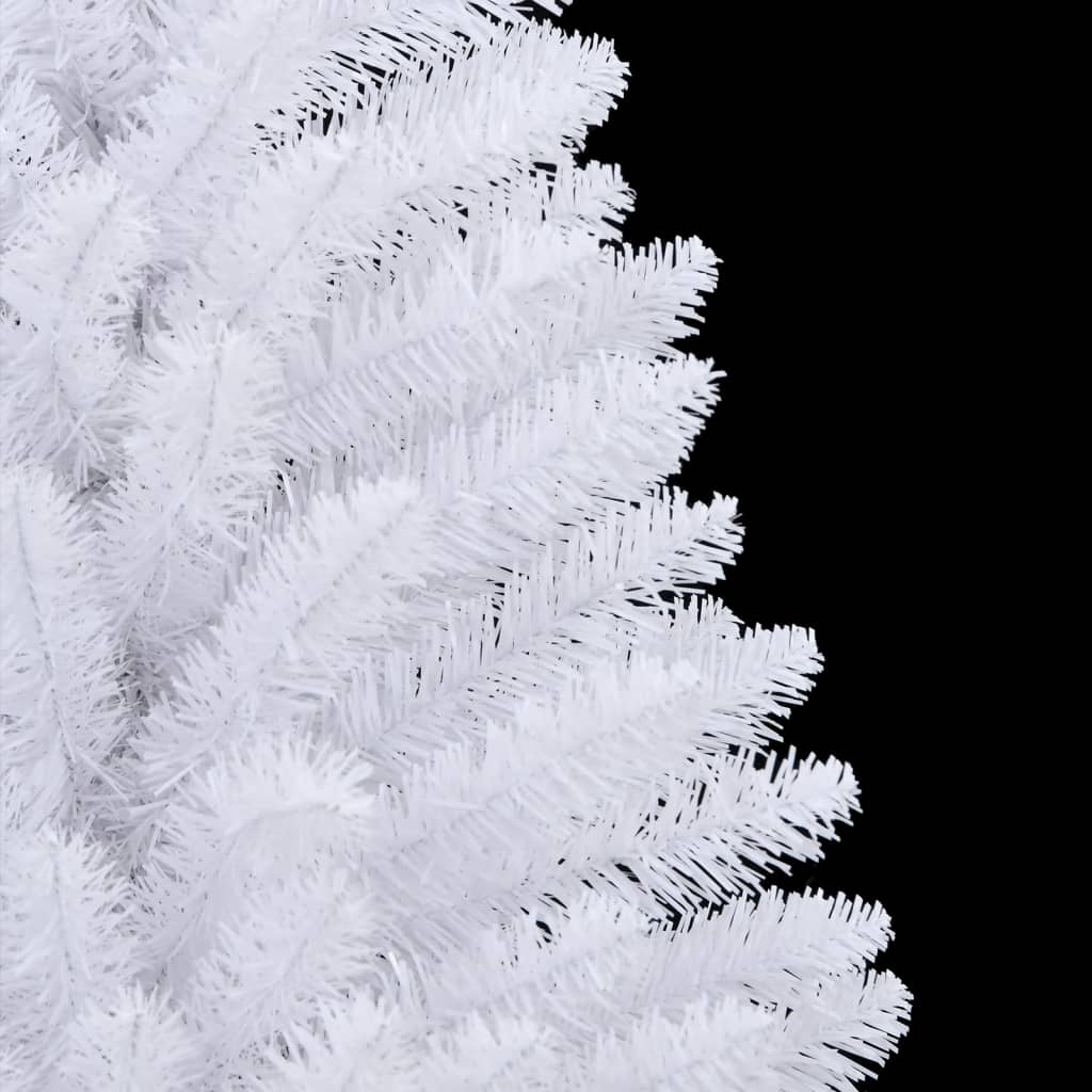 Artificial Hinged Christmas Tree with Stand White 150 cm