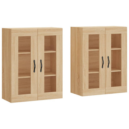 Wall Mounted Cabinets 2 pcs Sonoma Oak Engineered Wood