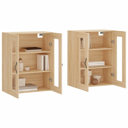 Wall Mounted Cabinets 2 pcs Sonoma Oak Engineered Wood