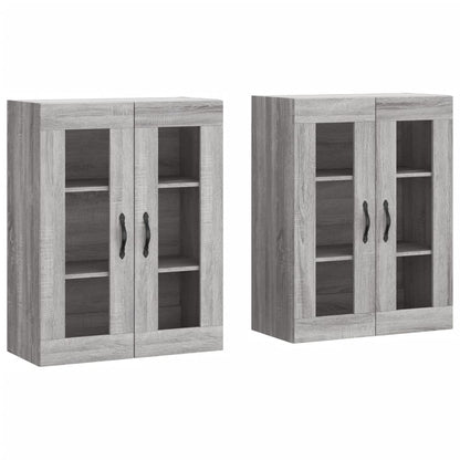 Wall Mounted Cabinets 2 pcs Grey Sonoma Engineered Wood