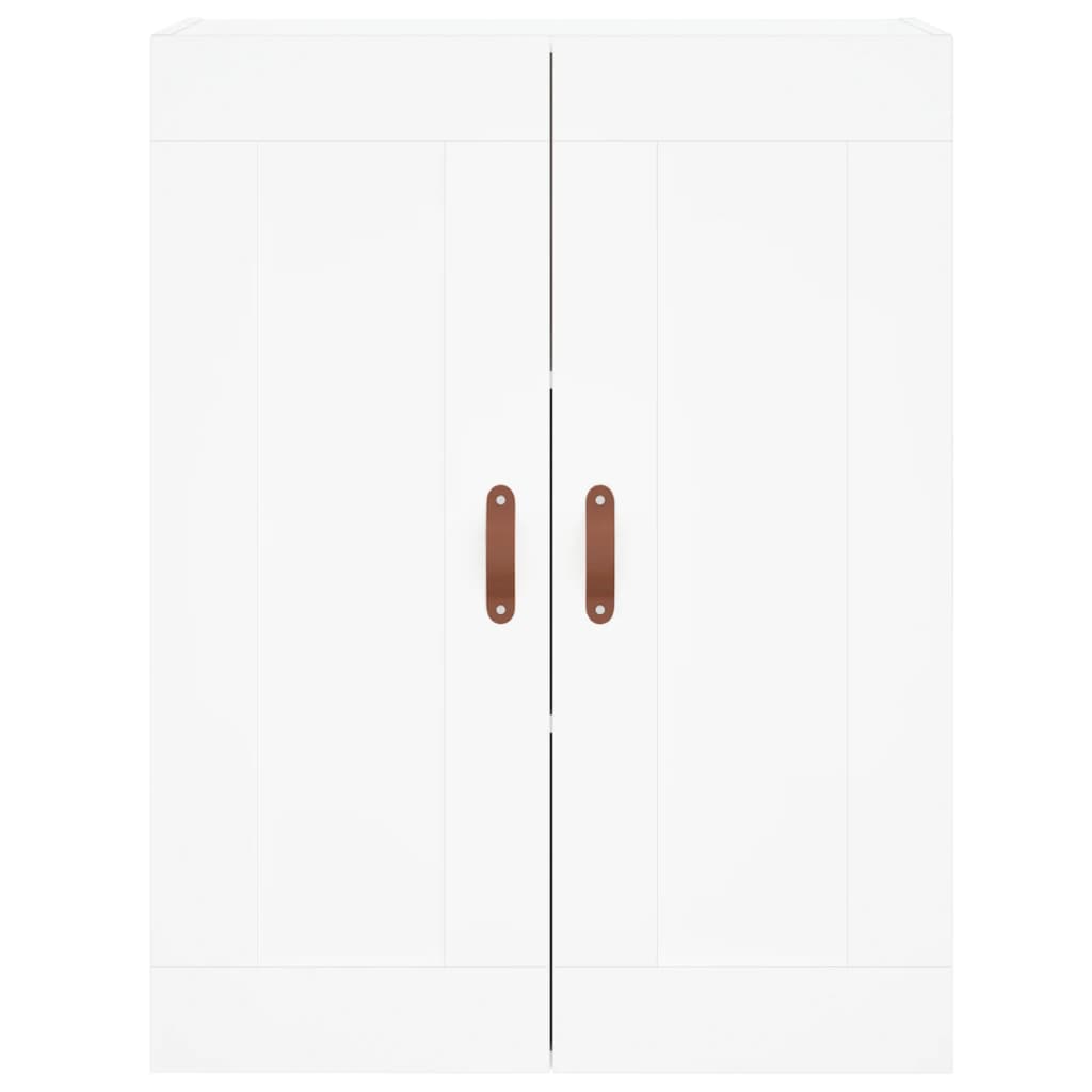Wall Mounted Cabinets 2 pcs White Engineered Wood