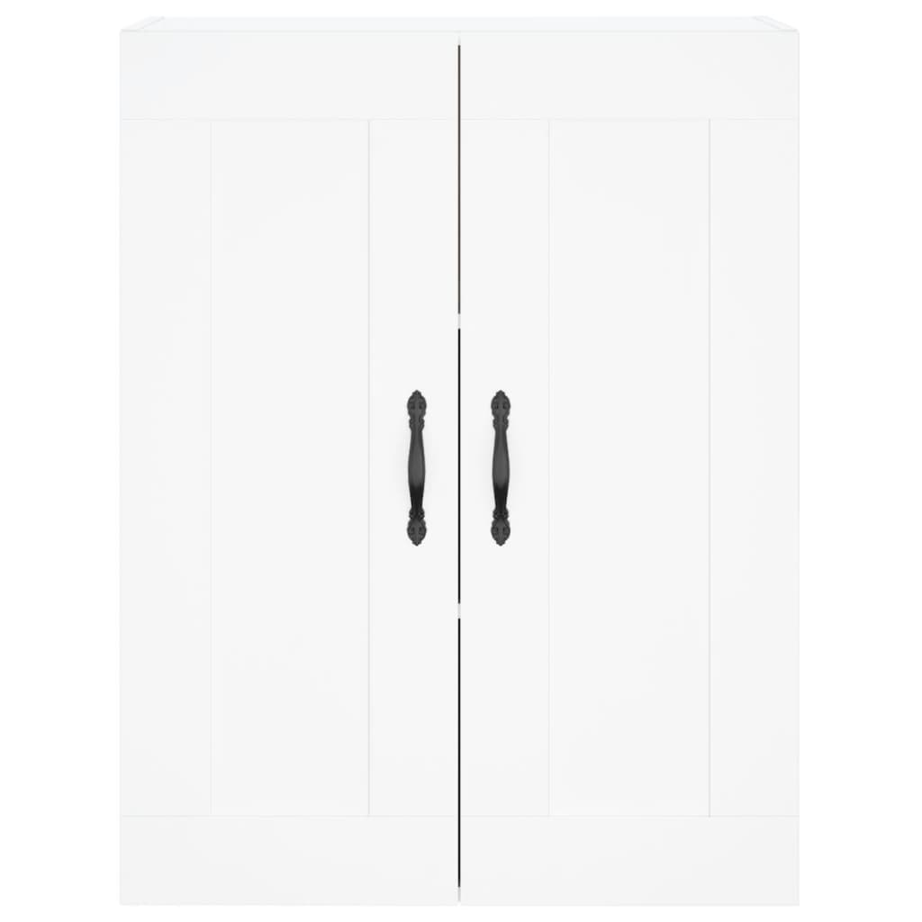 Wall Mounted Cabinets 2 pcs White Engineered Wood
