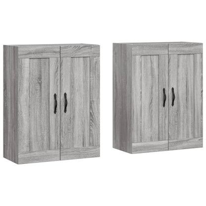 Wall Mounted Cabinets 2 pcs Grey Sonoma Engineered Wood