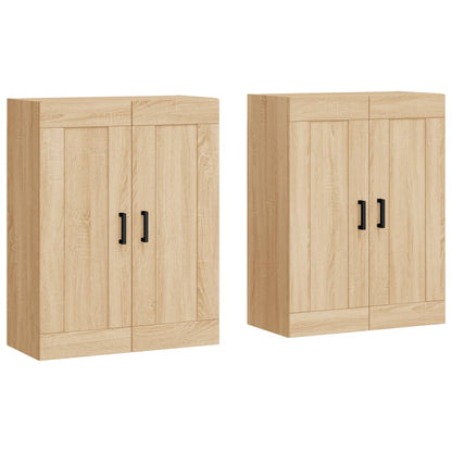 Wall Mounted Cabinets 2 pcs Sonoma Oak Engineered Wood