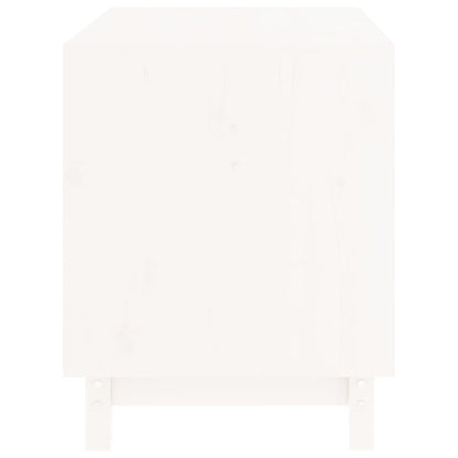 Dog House White 70x50x62 cm Solid Wood Pine