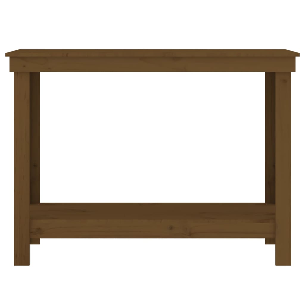Work Bench Honey Brown 110x50x80 cm Solid Wood Pine
