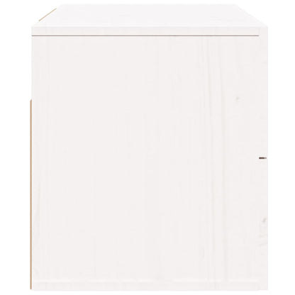 Wall-mounted Bedside Cabinet White 50x36x40 cm