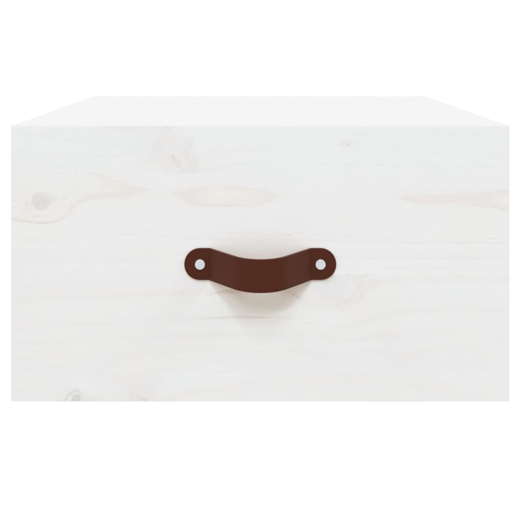 Wall-mounted Bedside Cabinet White 40x29.5x22 cm