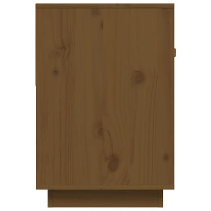 TV Cabinet Honey Brown 90x40x60 cm Solid Wood Pine