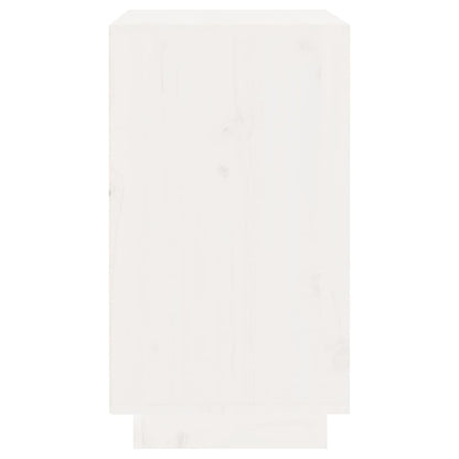 Wine Cabinet White 55.5x34x61 cm Solid Wood Pine