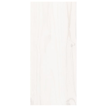 Wine Cabinet White 56x25x56 cm Solid Wood Pine