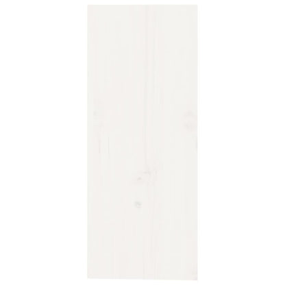 Wine Cabinet White 62x25x62 cm Solid Wood Pine