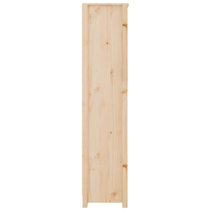 Book Cabinet 80x35x154 cm Solid Wood Pine