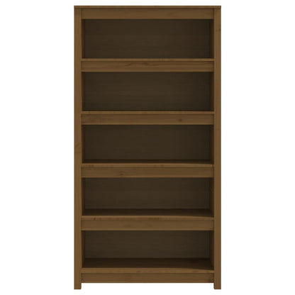 Book Cabinet Honey Brown 80x35x154 cm Solid Wood Pine