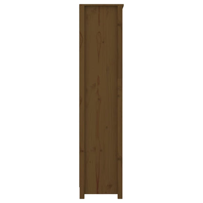 Book Cabinet Honey Brown 80x35x154 cm Solid Wood Pine