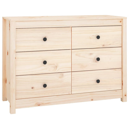 Side Cabinet 100x40x72 cm Solid Wood Pine