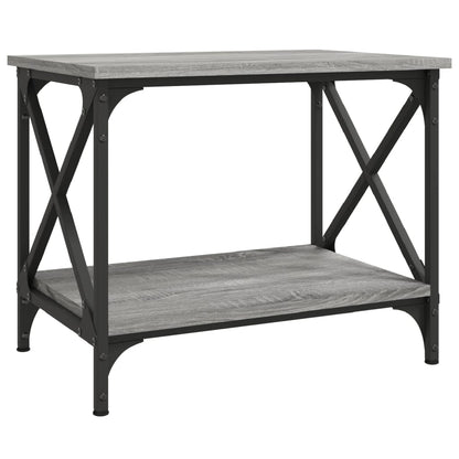 Side Table Grey Sonoma 55x38x45 cm Engineered Wood