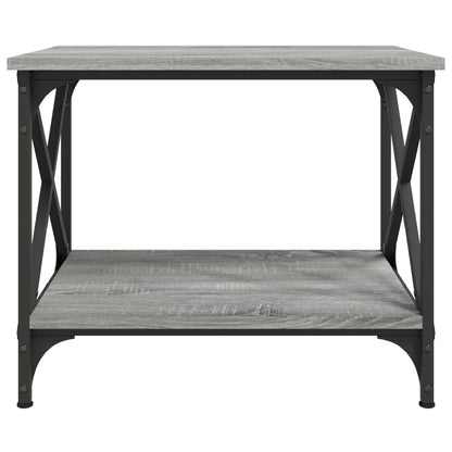 Side Table Grey Sonoma 55x38x45 cm Engineered Wood