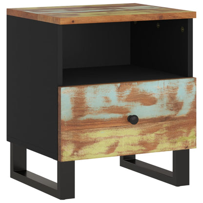 Bedside Cabinets 2 pcs Solid Wood Reclaimed&Engineered Wood